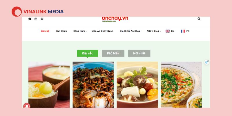 Thiết kế website nhà hàng giúp thương hiệu trở nên chuyên nghiệp